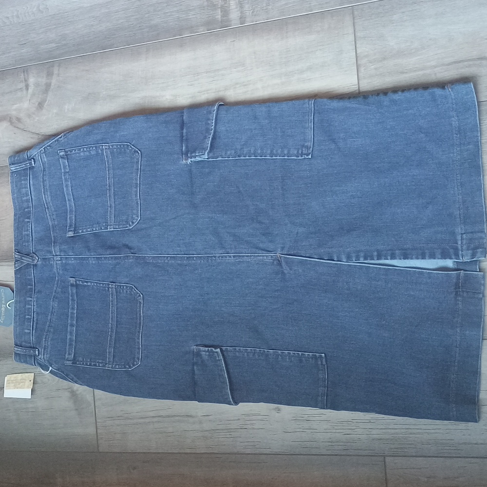 Democracy Blue Denim Cargo Skirt New With Tags - Picture 7 of 9